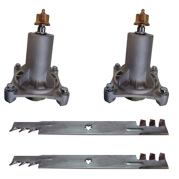 Aic Replacement Parts Deck Rebuild Kit for Craftsman 42 Replaces Spindles 192870 Blades 138971 KT-LAS20-0012 - main